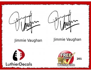 Guitar Players Jimmie Vaughan Signature Guitar Decal 201
